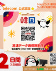 韓国eSIMのSKT2日間データ量無制限電話番号付プラン画像_eSIM-san