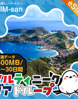 マルティニーク/グアドループeSIMの500MB/dayプラン画像_eSIM-san
