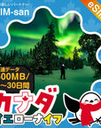 カナダ(イエローナイフ)eSIMの500MB/dayプラン画像_eSIM-san