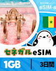 セネガルeSIMの1GBプラン画像_eSIM-san