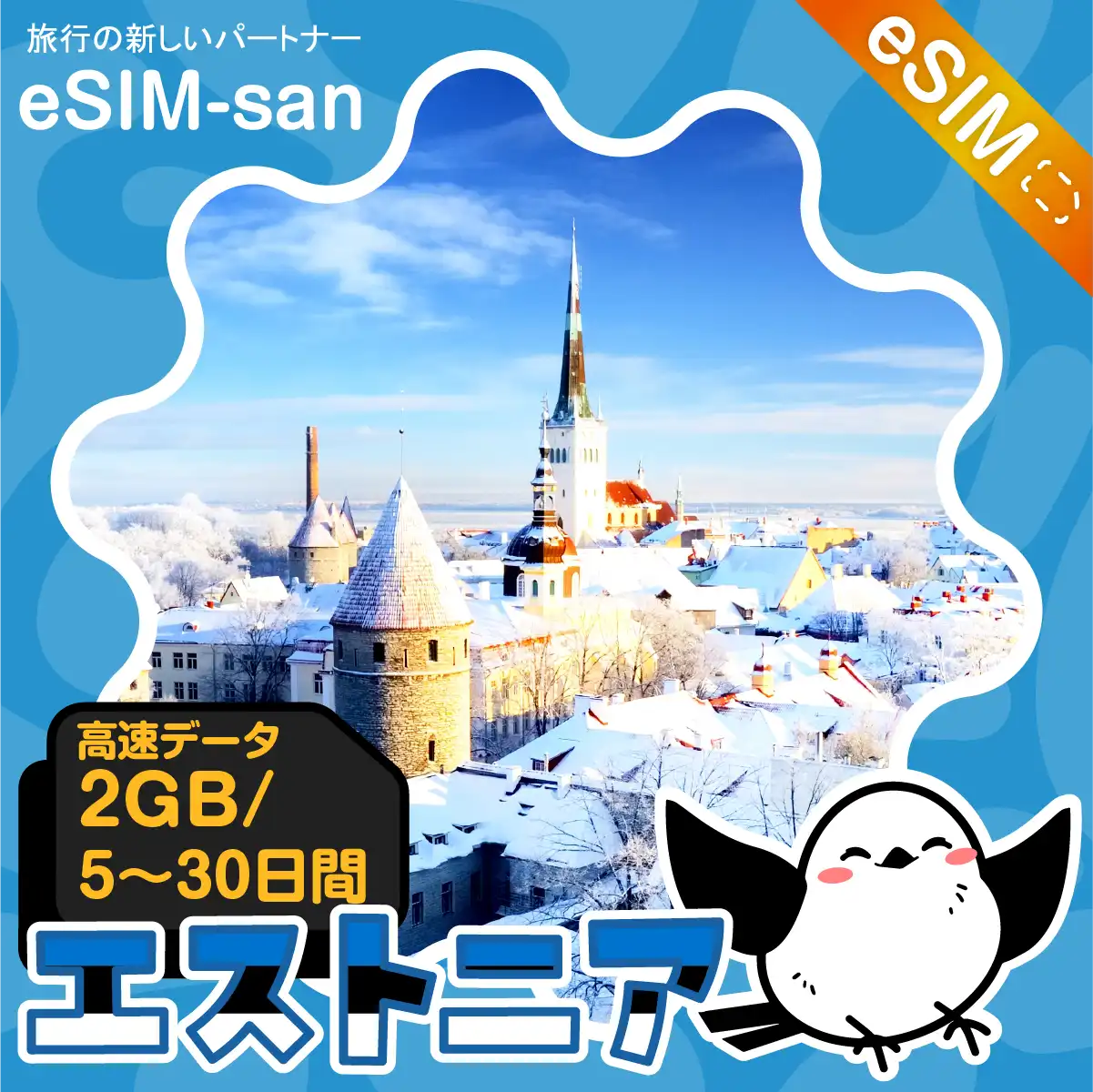 エストニアeSIMの2GB/dayプラン画像_eSIM-san