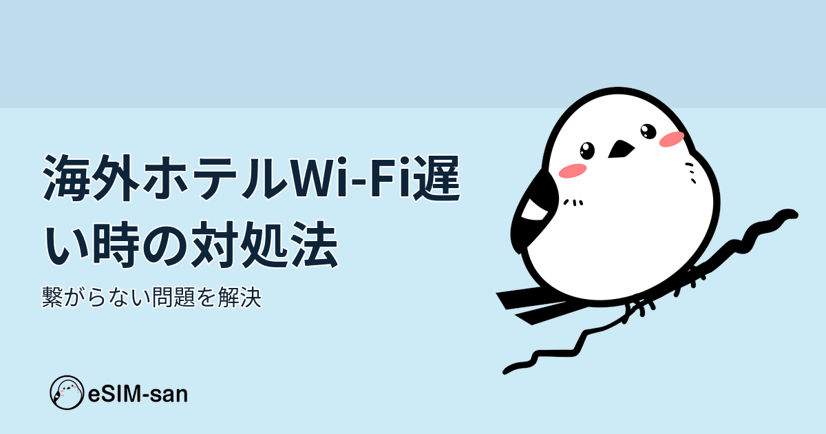 海外ホテルのWi-Fi接続トラブル解決ガイド。いーしむぅが対処法を説明