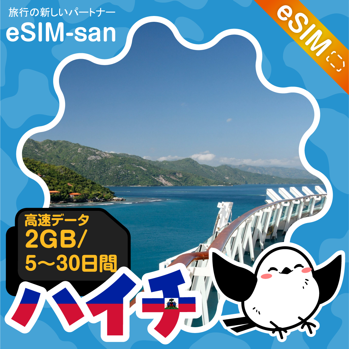 ハイチeSIMの2GB/dayプラン画像_eSIM-san