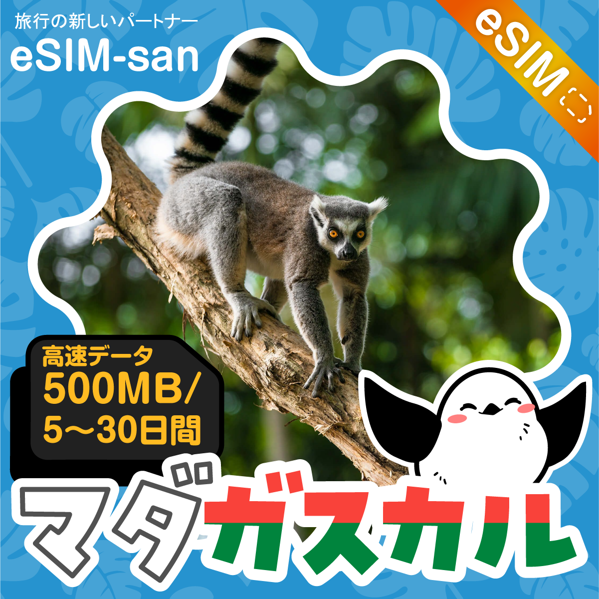 マダガスカルeSIMの500MB/dayプラン画像_eSIM-san