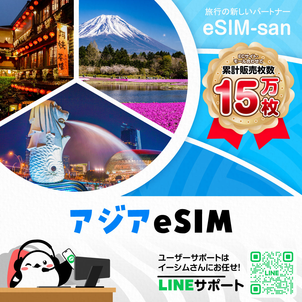 アジアeSIMのプラン画像_eSIM-san