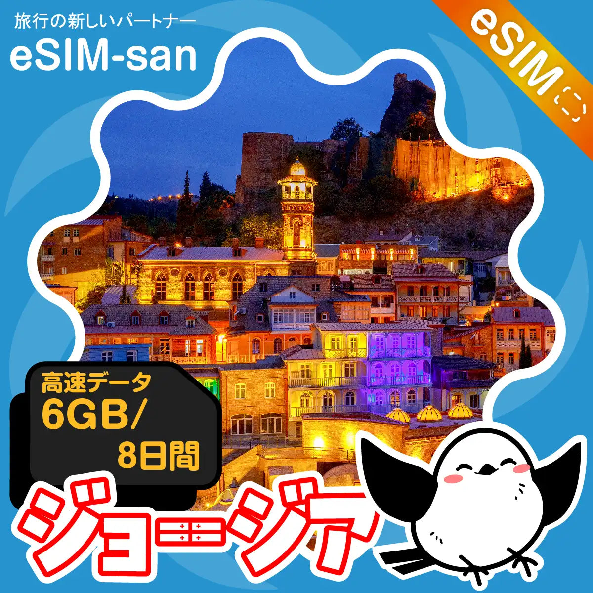 ジョージアeSIMの6GBプラン画像_eSIM-san